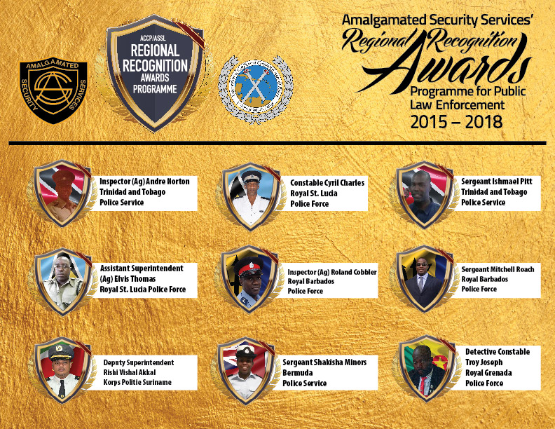 Amalgamated Security Services Limited Awards Nine Regional Police Officers at its Annual Regional Recognition Awards Ceremony 2018