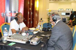 Amalgamated Security Chairman Michael Aboud on Radio IMG 5150