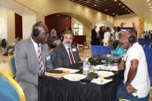 Amalgamated Security Chairman Michael Aboud on Radio IMG 5155