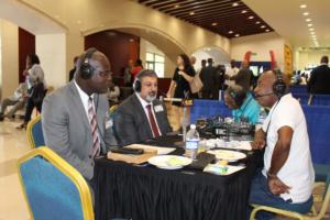 Amalgamated Security Chairman Michael Aboud on Radio IMG 5156