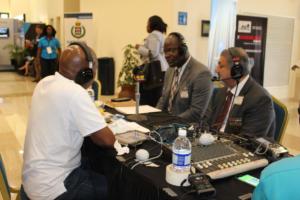 Amalgamated Security Chairman Michael Aboud on Radio IMG 5157