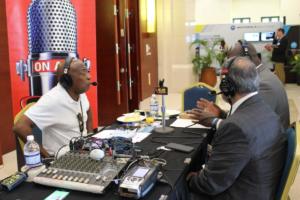 Amalgamated Security Chairman Michael Aboud on Radio IMG 5159