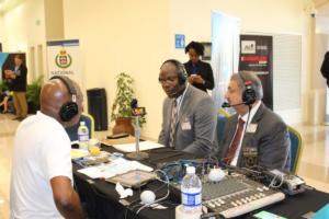 Amalgamated Security Chairman Michael Aboud on Radio IMG 5160